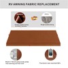 Dulepax RV Awning Fabric Replacement(12'2" Fabric) Heavy Duty 16 oz