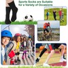 Zuimei 4 Pairs Kids Football Socks Grip Socks,Anti-Slip Football Socks