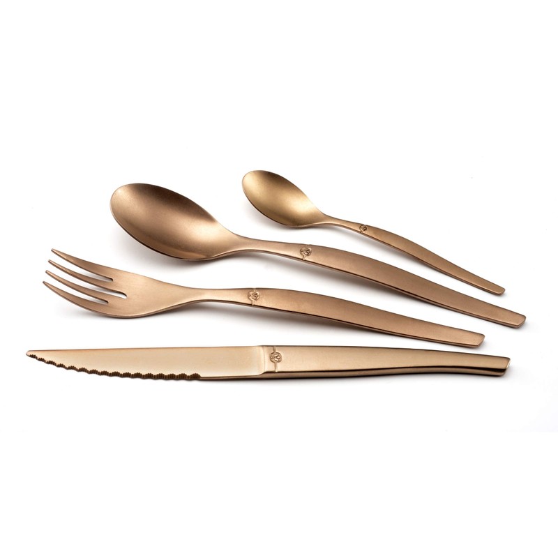 Lou Laguiole - Jet 16-Piece Cutlery Set, Matt Copper