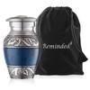Reminded Small Cremation Urns for Human Ashes, Mini Keepsake Set