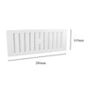 9" x 3" White Plastic Adjustable Air Vent Grille with