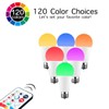 LED Color Changing Light Bulb, 120 Colors, 70 Watt Equivalent