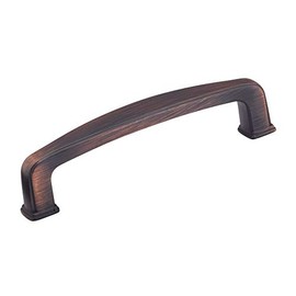 Richelieu Hardware BP81092BORB Charlemagne Collection 3 3/4-inch (96 mm) Center-to-Center Brushed Oil-Rubbed Bronze Transitional Cabinet and Drawer Pull Handle for Kitchen, Bathroom, and Furniture