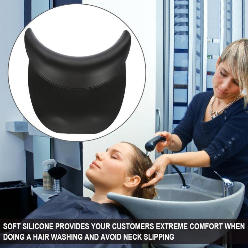 Soft Silicone Shampoo Bowl Neck Rest,Neck Rest For Sink Hair