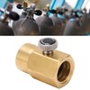 CO2 Cylinder Cartridge Adapter Household Soda Bottle Brass Refill Connector