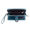 Women PU Leather Credit Card Holder Large Capacity Wallet Zipper
