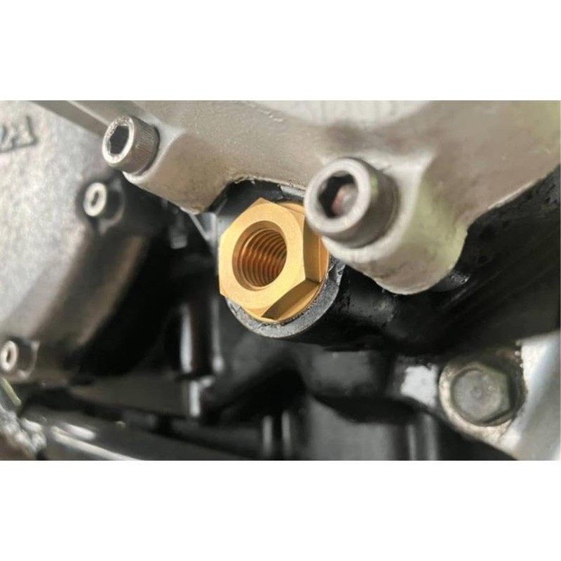 MOTOVENTURE CBX400F CBR400F Brass Oil Temperature Adapter for Yoshimura Progress