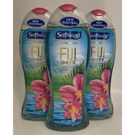 Softsoap 3 Softsoap Limited Edition Fiji Days Moisturizing Body Wash 20 oz each **READ*