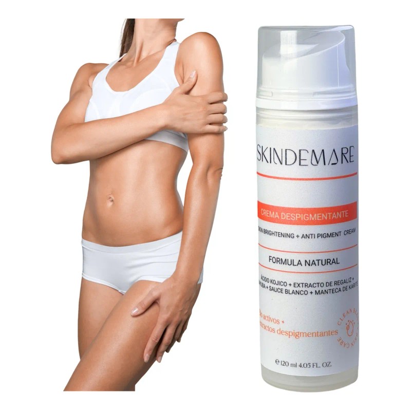 Crema Despigmentante Para Manchas, Melasma, Acné Y Paño Skid