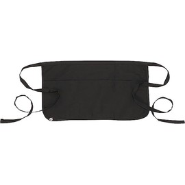 Chef Works Unisex Reversible Waitress Apron, Black, One Size