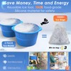IPOW 2Pack Extra Large Ice Block Molds,16LBS Reusable Giant Ice