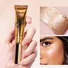 BARVENA Liquid Highlighter Wand，Liquid Highlighter Makeup Wand For Luminous, Glowing