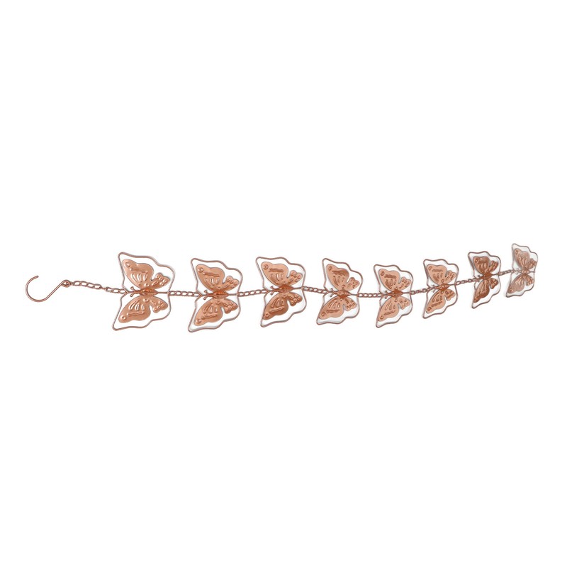 Butterfly Rain Chain Metal Outdoor Decorative Downspout Hanging Drainage Rain