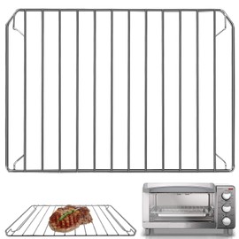 GWYXC Countertop Toaster Oven Replacement Parts for BLACK+DECKER 4 Slice Toaster Oven, 16.5×11.5 IN Food Grade Stainless Steel Toaster Oven Accessories Wire Rack Baking Rack, Dishwasher Safe
