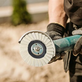 Wool Felt Flap Polishing Disc,Thicken Polishing Wheel Pad, Grinder Buffing Felt Flap Discs Polishing Wheel for Car Waxing, Metal Polishing, Woodworking, Jewelry & Glass Finishing(Corrugated)