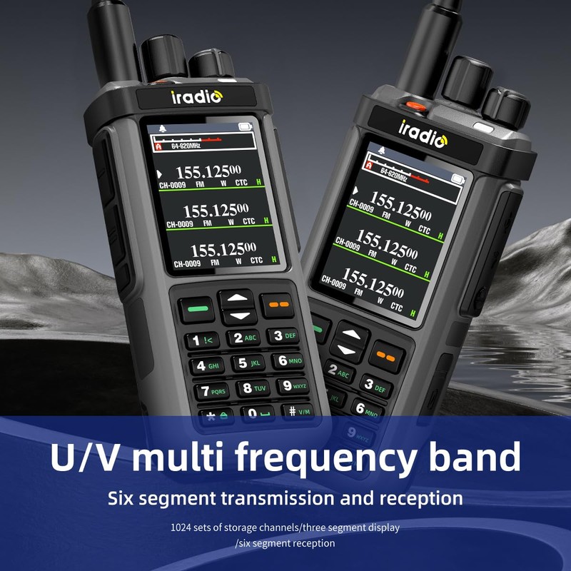 SHJ iradio UV-98Plus Ham Two-Way Radio | 10W High Powe