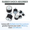 BOPOREAE 4 Pcs M10 40 x 30 mm Rubber Isolator