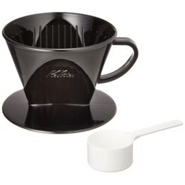 カリタ Kalita コーヒー ドリッパー プラスチック製 2~4人用 102-KP ブラック #05027