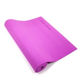 Wai Lana Yoga and Pilates Mat (Color: Purple)- 1/4 Inch Extra Thick Non-Slip Stylish, Latex-Free, Lightweight, Optimum Comfort