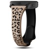 Strisinho 18mm 20mm Silicone Slim Leopard Bands Compatible with Garmin