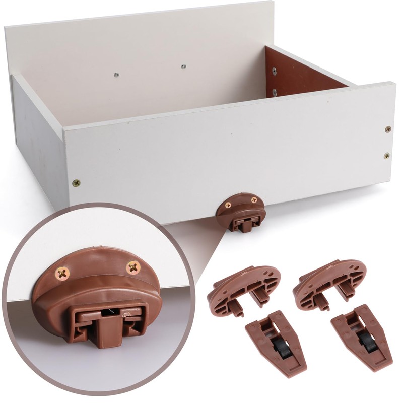 10PCS Drawer Slide Track Guide Glide for kenlin for Rite