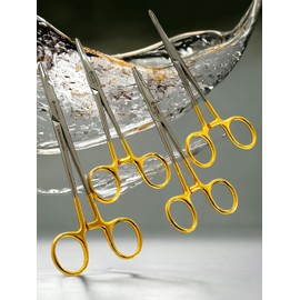 4PK Olsen Hegar Needle Driver 5.5" 6" 7" 7.5" with Tungsten Carbide Inserts Serrated Tips - Suture Cutting Blades