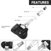 Sensor TPMS de 315 MHz, sensor de sistema de monitoreo