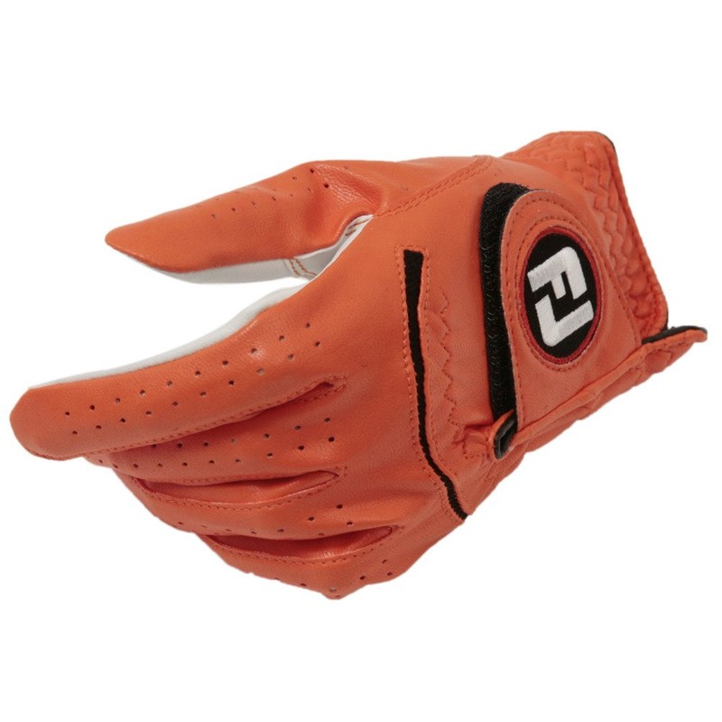 FootJoy FJ Spectrum FP Men's Golf Gloves, Orange, Large
