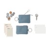 Slip-on Noir Key Pouch Mini Leather Sage Green NSL-1803