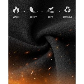 ROCKBROS Balaclava Ski Mask Fully Inclusive Anti-Fall Pad Headgear Fleece Balaclava for Men Bicycle Motorcycle Warm Ski Mask Black