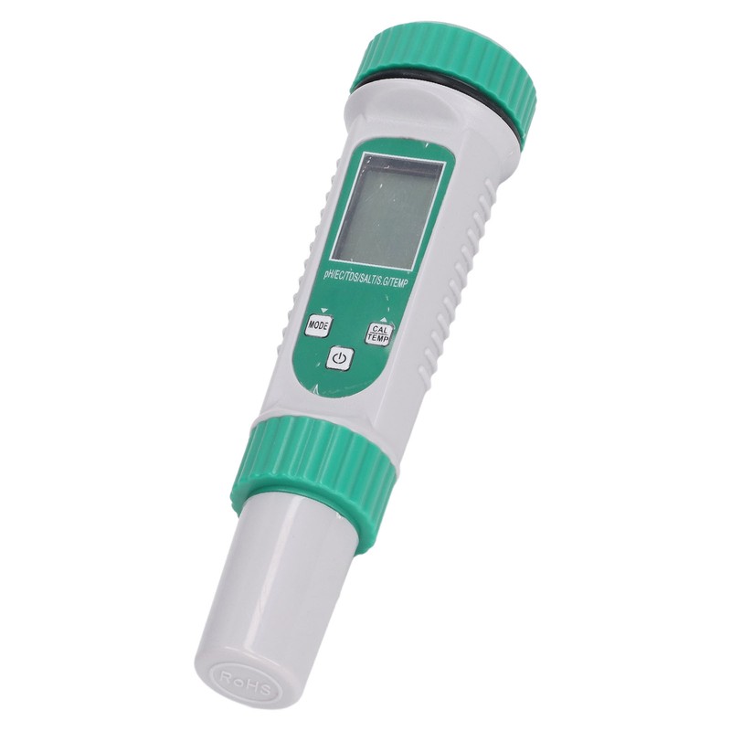 Water Quality Tester 6 in 1 PH EC TDS SALT
