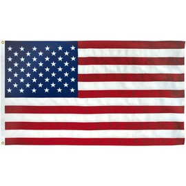 USA Flag Co. American Flag 4x6 foot | Heavy Duty Polyester, Embroidered Stars, Sewn Stripes, Brass Grommets