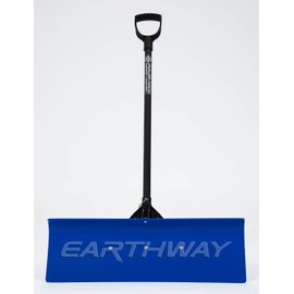 EarthWay Polar Tech 91048 48" Professional Snow Pusher with Fiberglass Shaft, Snow Shovel for driveways, Snow Pusher for Tall People, D-Shaped Handle, and Quick Assembly