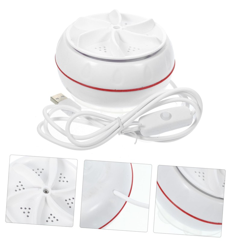 Operitacx Washing Machine Clothes Mini Small Tiny Travel Portable White