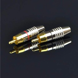 CESS-262 4.4mm Balanced Male to 2 RCA Audio Cable – 24 Inch Shielded Hi-Fi Interconnect for DAC, Amplifier, Music Player – Gold-Plated Connectors