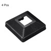 uxcell Post Skirt, 4pcs 31x31mm/1.22x1.22 Plastic Split Style Post Base