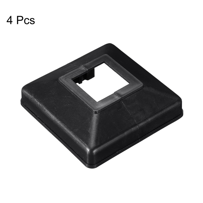 uxcell Post Skirt, 4pcs 31x31mm/1.22x1.22 Plastic Split Style Post Base