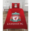 Liverpool Single Duvet Set Reversible Red Football Club Bedding with