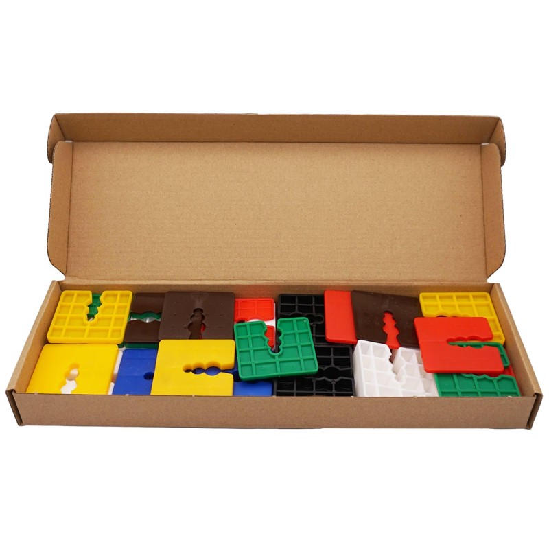SKIR'CO 2-15 mm Plastic Flat Shims, Frame Spacers 50 x