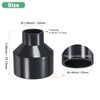 M METERXITY 1-Pack UPVC Reducer Pipe Fitting, DN65x40 Reducing Coupling