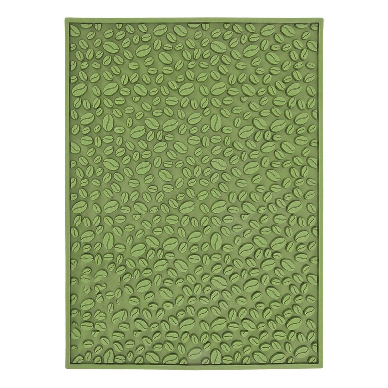 Non Slip Cup Mat Coffee Bean Design Desktop Bar Counter