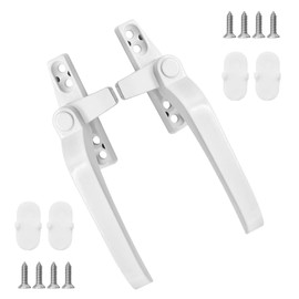2-Pack Window Handle – Universal Window Handles for UPVC Windows, White Locking Replacement Handles, Left & Right Handed Fit, Durable & Easy to Install for Home & Office
