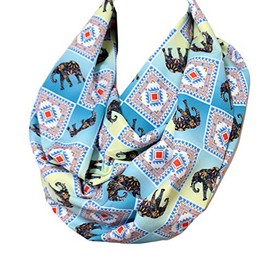 Etwoa's - Bufanda con diseño de elefante