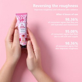 PPEIWASTE 5 Pack Hand Cream for Dry Cracked Hands,Easter Basket Stuffers,Gifts for Women,Girls,Mothers Day Gifts,Natural Plant Fragrance Mini Hand Lotion Moisturizing Hand Care Cream