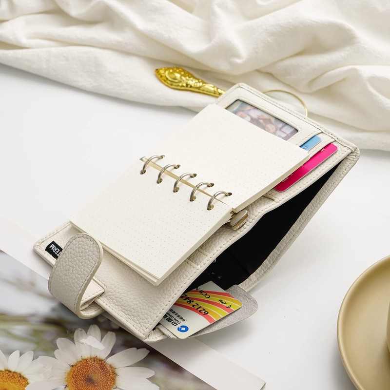 Moterm A8 Regular Rings Planner - Genuine Leather Binder Organiser