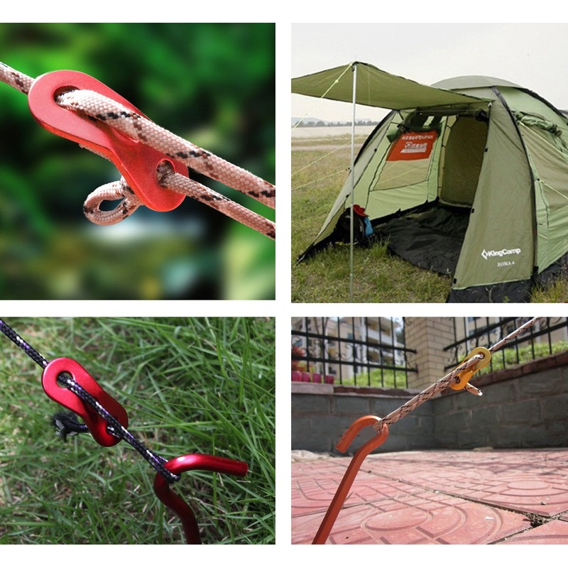 AVIL Aluminum Cord Sliders Universal Hardware Set of 20 Tent