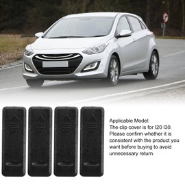 Aramox Car Roof Rack Clip Cover Cap, 4 Pieces Car Roof Clip Cover ABS Upper Rail Support Shape Clip Cover for I20 I30, Default