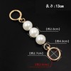 BetterJonny 3 Colors Pearl Bag Chain, 5.1 inches (13 cm),
