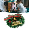10Pcs Dollhouse Christmas Wreath Exquisite Colors Cute Life Scenes Miniature