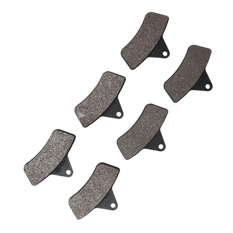 6PCS Brake Pads Low Noise Aging Resistant Consistent Braking Replacement